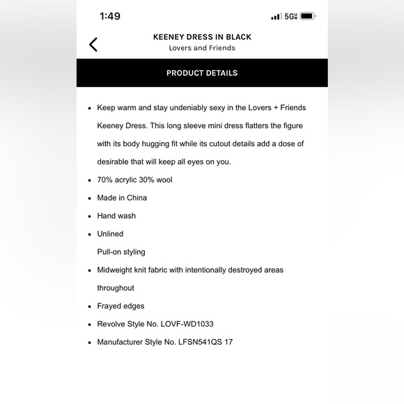 Lovers and friends KEENEY DRESS - Picture 4 of 6